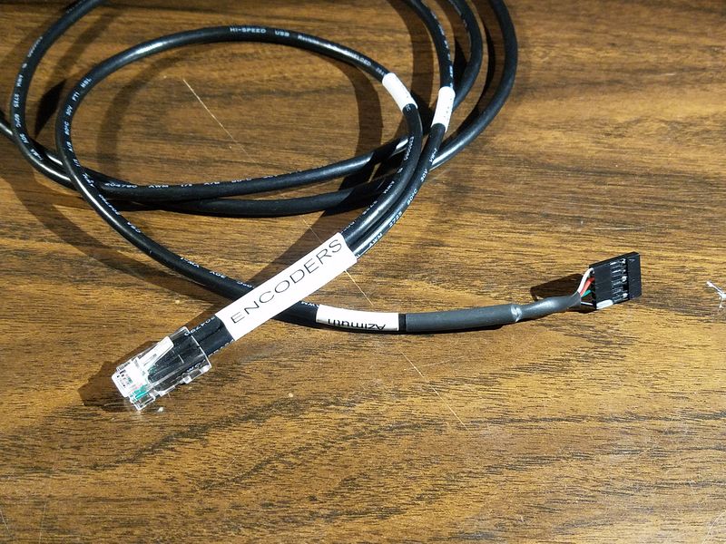 Completed Encoder Cable