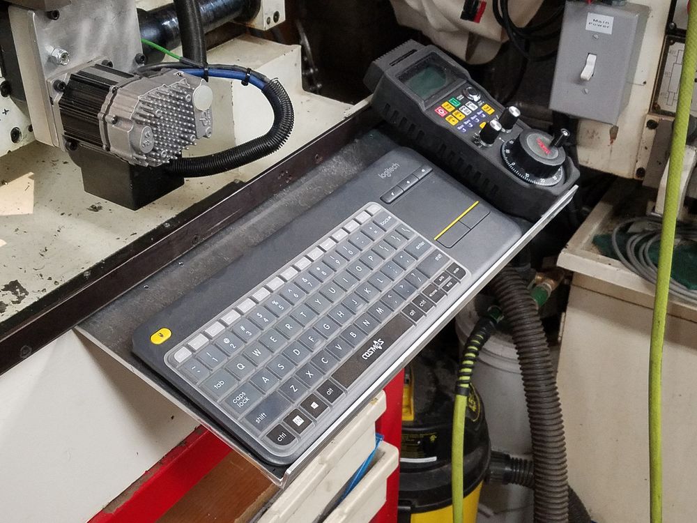 Keyboard Tray in Use