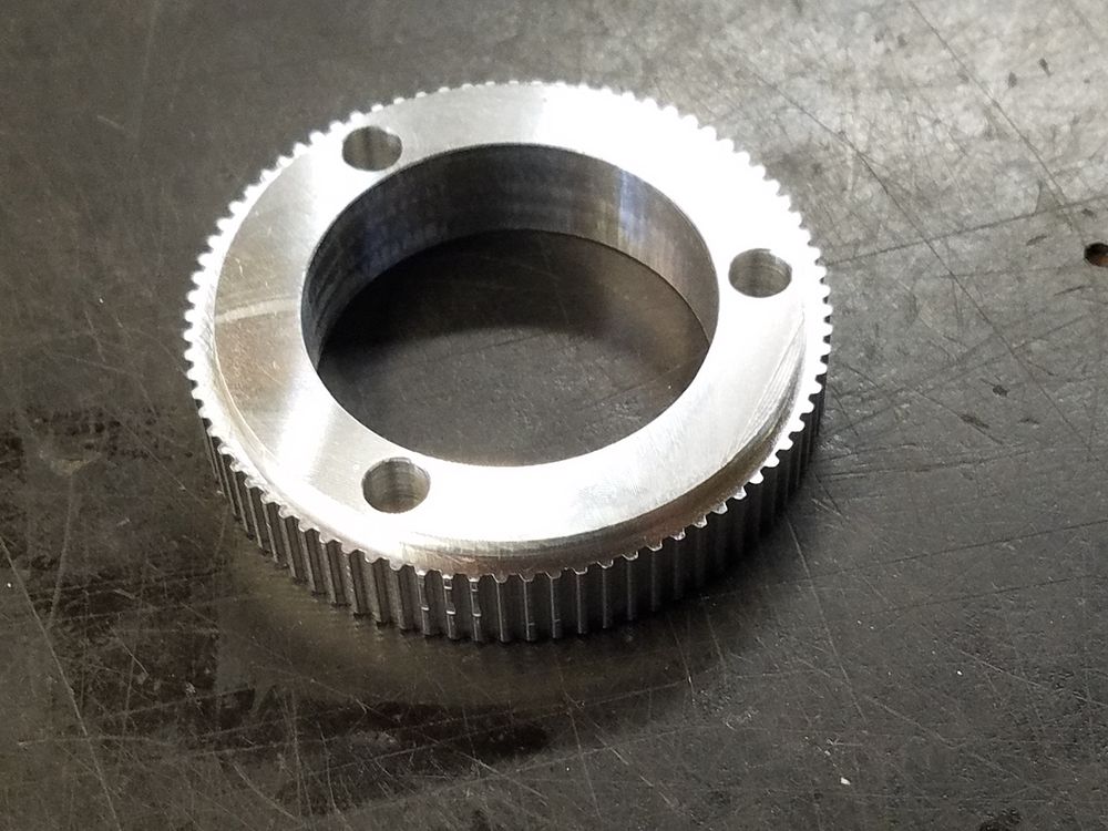 FInished Spindle Pulley