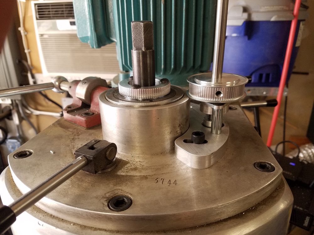 Test fit for jack shaft pulley