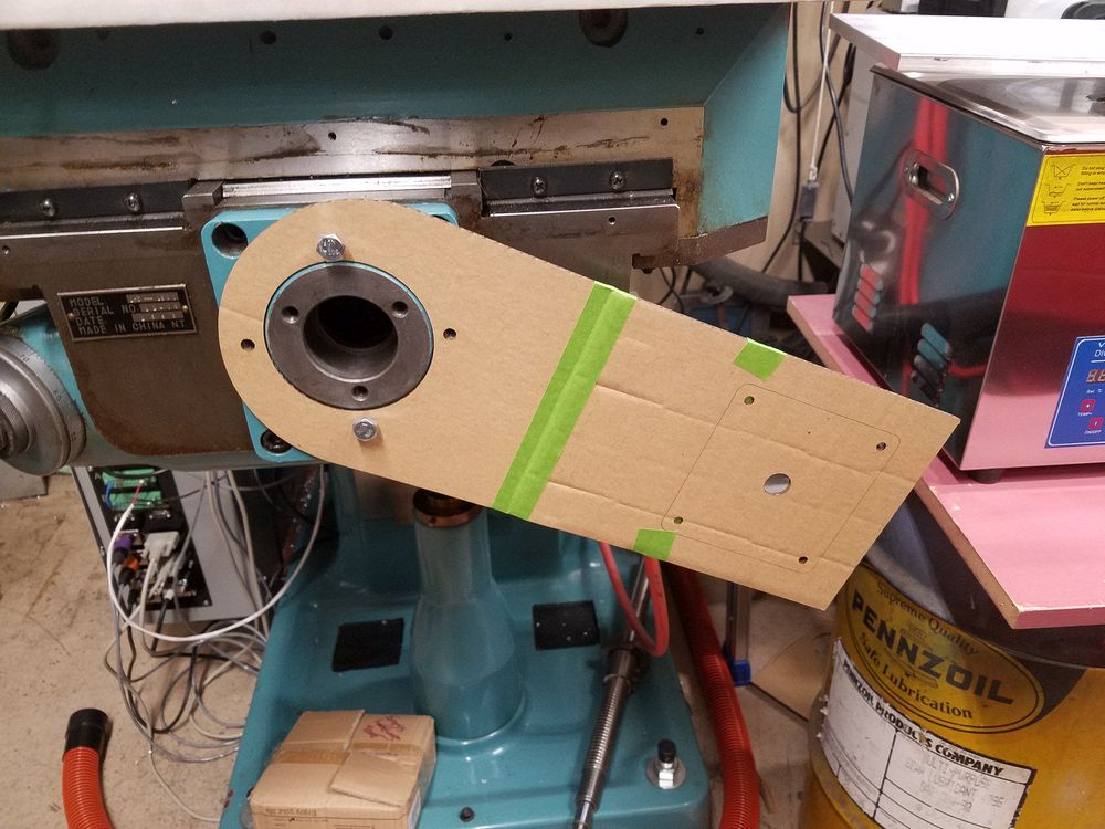 Y Axis Motor Mount mock up