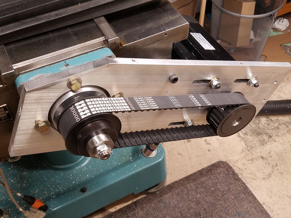 Y Drive Motor Installed