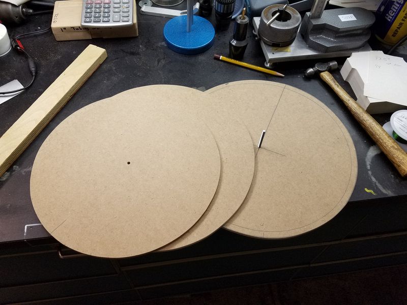 Winding hub parts